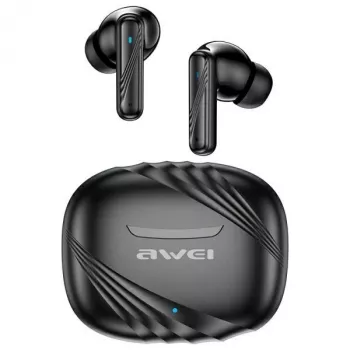 AWEI TA6 ANC Bluetooth ausinės juodos