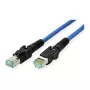 EasyLan VarioBoot Cat.6A S/FTP Patch Cable Blue 1,0 m