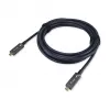 Equip USB-C 3.2 į USB-C aktyvus optinis kabelis 8K PD60W 5m juodas
