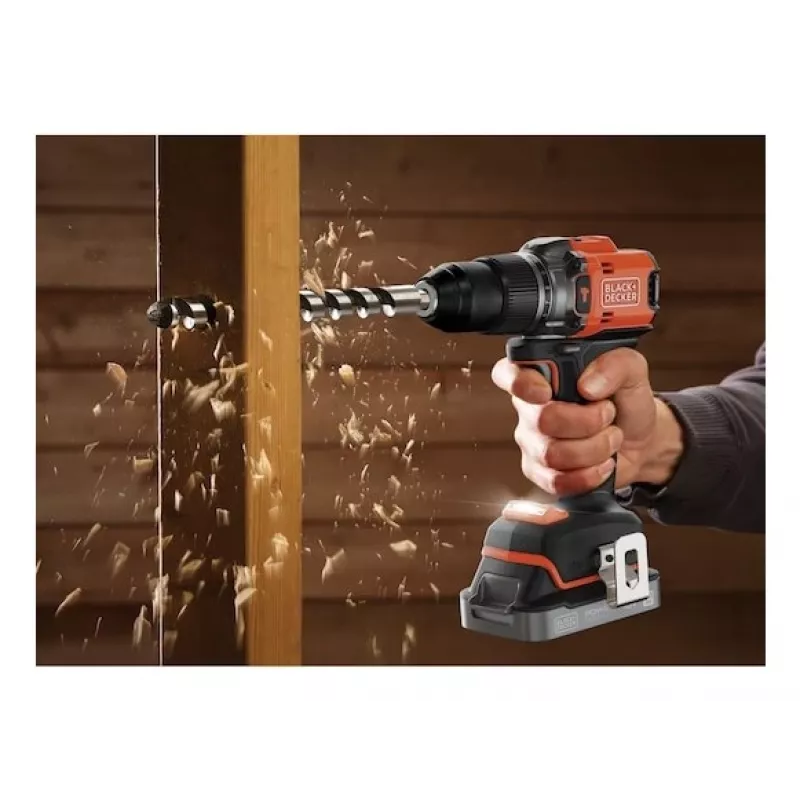 Black & Decker BLD683XN-XJ 680W 13mm Gręžtuvas su smūgio mechanizmu, Raktinis griebtuvas, 0-3000 aps./min., Juoda/Oranžinė