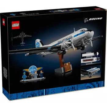LEGO Icons 11378 Douglas DC-3 PAN AM Passenger Aircraft Building Set (2500 Pieces)
