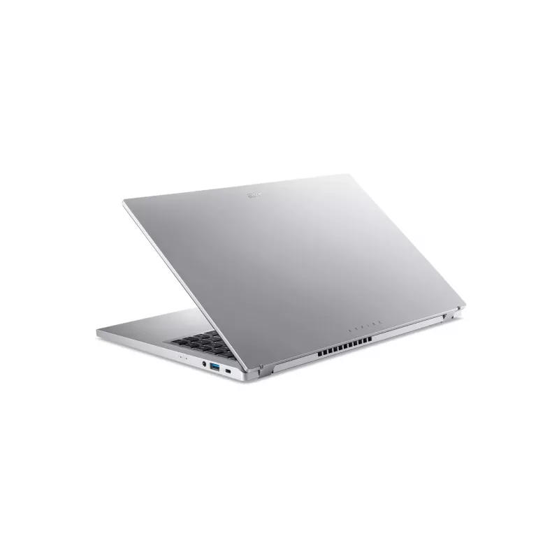 Acer Aspire Go 15 AG15-32P-39R2DX nešiojamas kompiuteris - Intel Core 3 N355, 15.6 inch FHD IPS, 8GB RAM, 128GB SSD + 256GB SSD, Windows 11 Home, sidabrinis