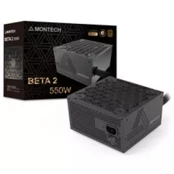 Montech BETA 2 80 PLUS Bronze maitinimo blokas, ATX 3.1 – 550 W, juodas