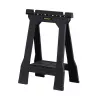 STANLEY Rack-horse Junior 2 pcs. Sawhorse Twin Pack, 360 kg Load Capacity, Foldable, Black/Yellow