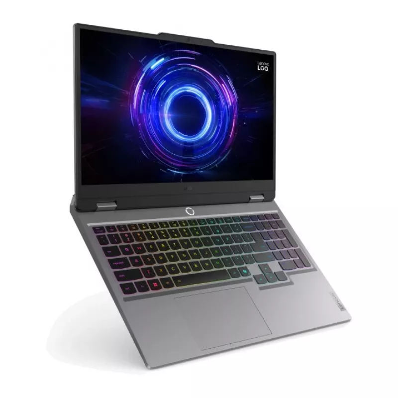 Nešiojamas kompiuteris Lenovo LOQ 15IRX10, 15,6 inch FHD 144Hz, Intel Core i7-13650HX, 16GB DDR5, 512GB SSD, NVIDIA GeForce RTX 5050 8GB, Windows 11, Luna Grey (Perpakuotas)