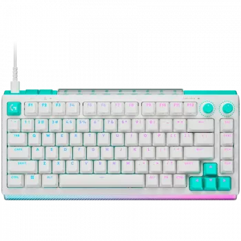 Logitech G512 X 75 mechaninė žaidimų klaviatūra – balta – US International – laidinė USB