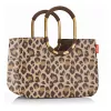 Reisenthel Loopshopper L Prekių krepšys Leo Macchiato, 25L, ruda/ smėlio