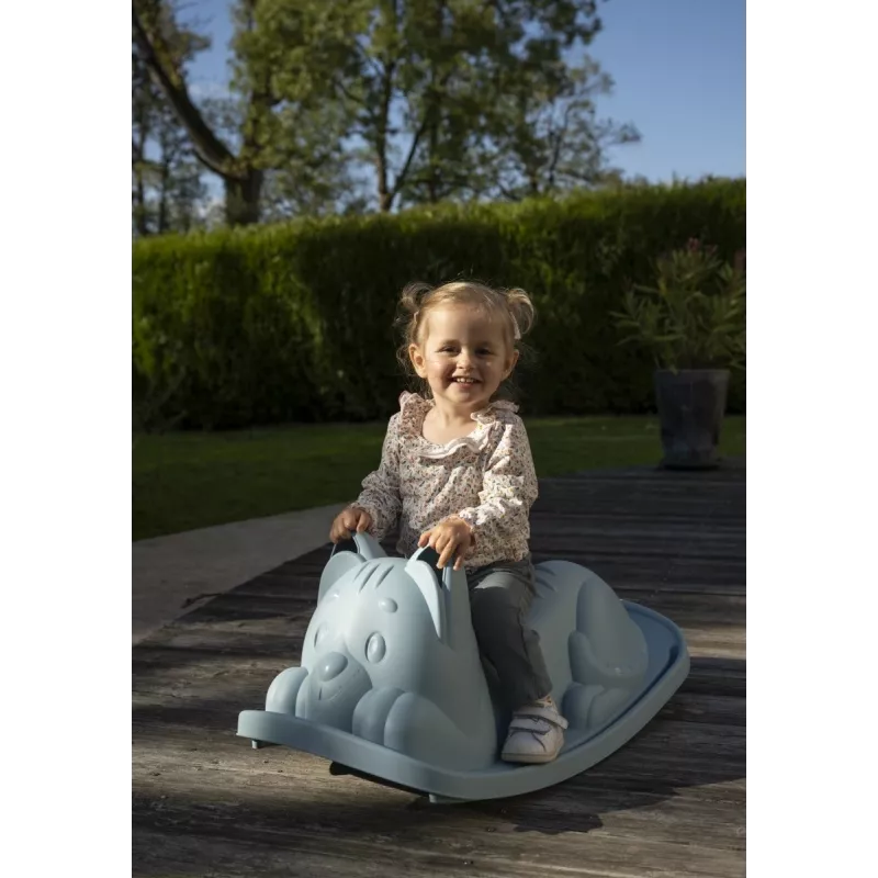 Smoby Rocker Cat Blue vaikiška supamoji kėdė