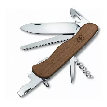 Victorinox Forester Wood Nuss Swiss Army Knife su Riešutmedžio Rankena