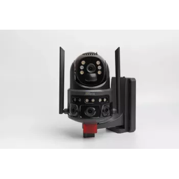 Technaxx TX-329 Dual 4G LTE lauko apsaugos kamera 3MP+3MP su saulės baterija