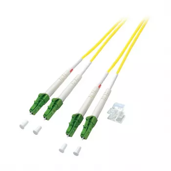 EFB Elektronik Duplex Patchkabel LC/APC-LC/APC OS2 Singlemode 1m LSZH Gelb