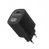 Gembird TA-UC-1C-PD60LCD-01-BK 60W USB Type-C greitasis įkroviklis su LCD ekranu, juodas