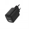 Gembird TA-UC-1C-PD60LCD-01-BK 60W USB Type-C greitasis įkroviklis su LCD ekranu, juodas