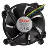 Akasa AK-CC6606BP01 žemo profilio CPU aušintuvas – LGA 1700, 63,2 mm aukštis, 92 mm ventiliatorius, juodas