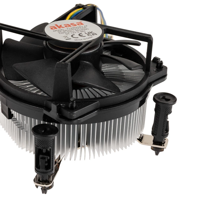 Akasa AK-CC6606BP01 žemo profilio CPU aušintuvas – LGA 1700, 63,2 mm aukštis, 92 mm ventiliatorius, juodas