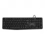 Canyon klaviatūra KB-1 laidinė, atspari išsiliejimui, USB-A (CNE-CKEY01-DE)