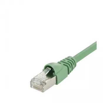 Telegärtner MP8 FS 600 Patch Cable RJ45 Male to RJ45 Male 0,5m SFTP Cat.7 Green