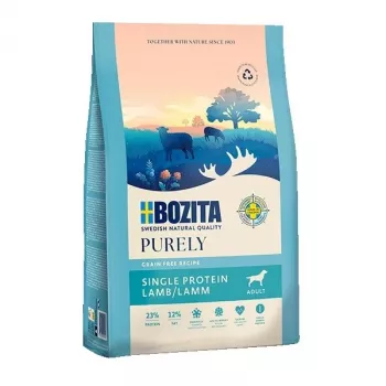 BOZITA Purely Adult Ėriena – Sausas šunų ėdalas – 2,5 kg