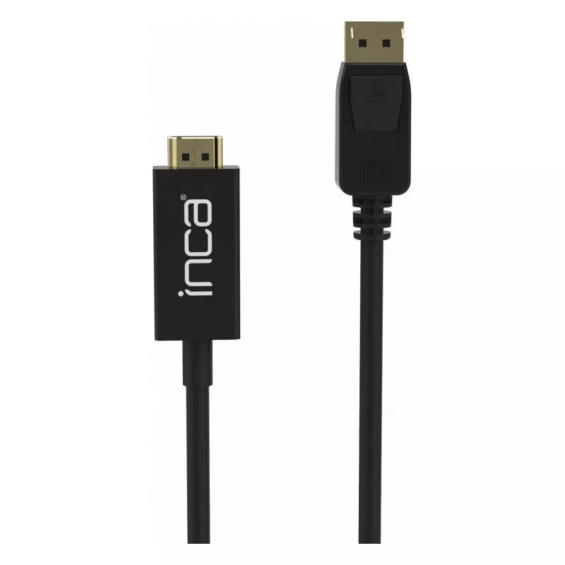 INCA DisplayPort į HDMI laidas 1,8 m 10,2 Gbit/s Juodas