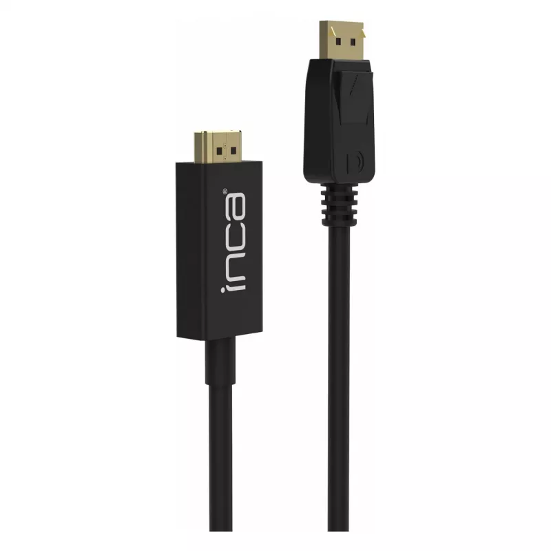 INCA DisplayPort į HDMI laidas 1,8 m 10,2 Gbit/s Juodas