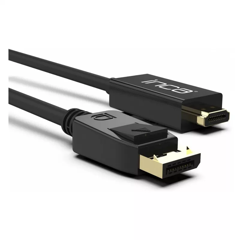 INCA DisplayPort į HDMI laidas 1,8 m 10,2 Gbit/s Juodas