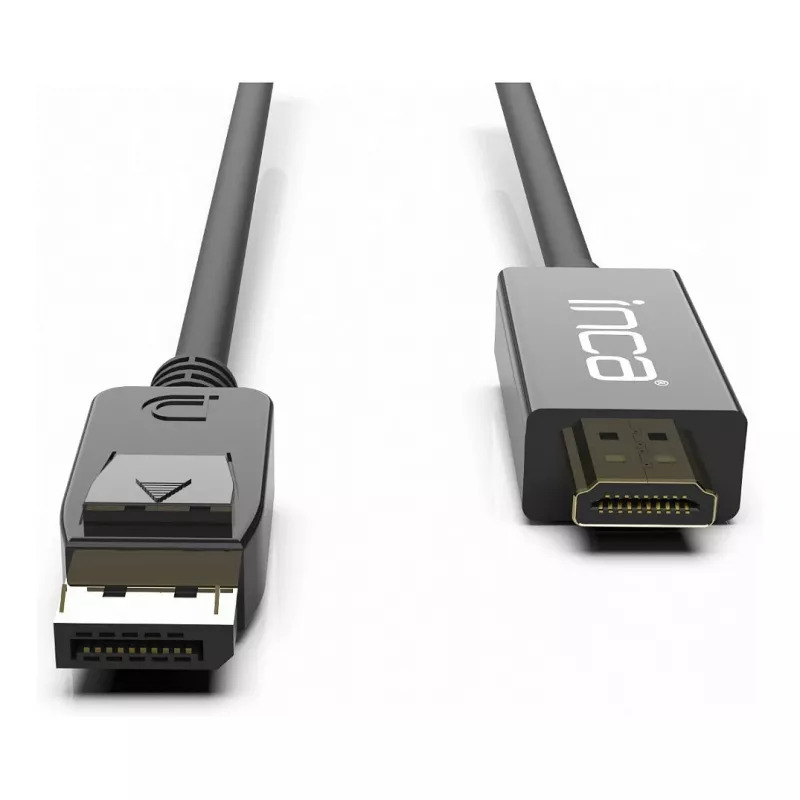 INCA DisplayPort į HDMI laidas 1,8 m 10,2 Gbit/s Juodas