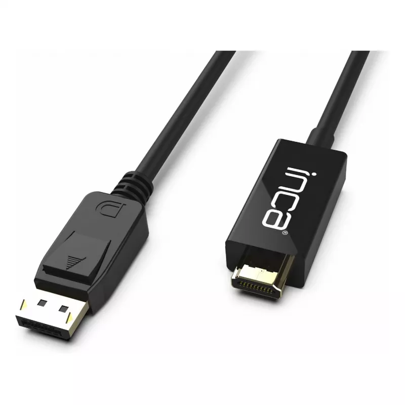 INCA DisplayPort į HDMI laidas 1,8 m 10,2 Gbit/s Juodas