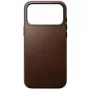 NOMAD Traditional Leather Case, skirtas iPhone 17 Pro Max su MagSafe - Ruda