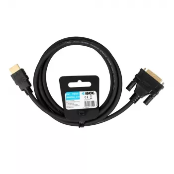 IBOX HDMI į DVI-D laidas FullHD 1080p 2m Juodas