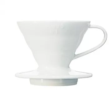 Hario keraminis lašinimo kavos virimo įtaisas V60-01 White