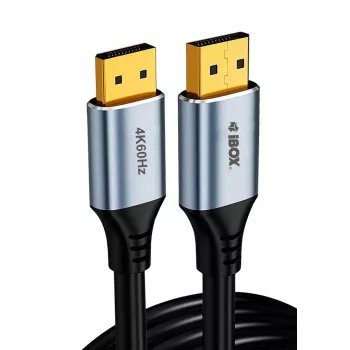 IBOX DisplayPort kabelis 4K60Hz 2m juodas
