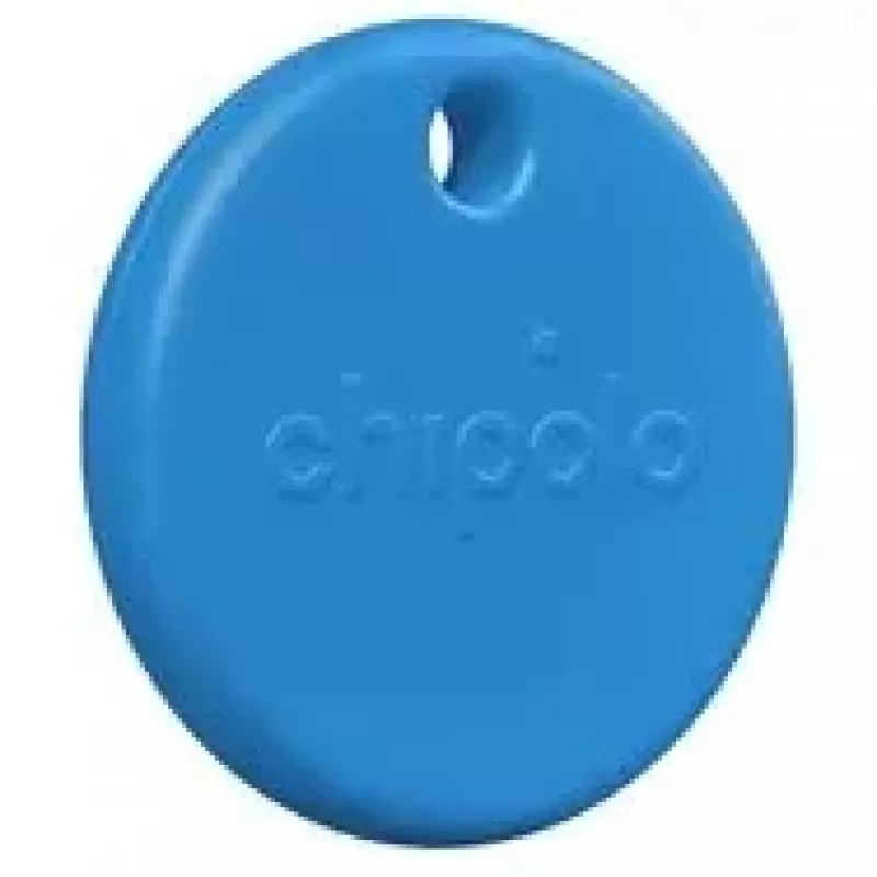 Chipolo POP Bluetooth Tracker su keičiama baterija, skirta iOS ir Android, mėlyna