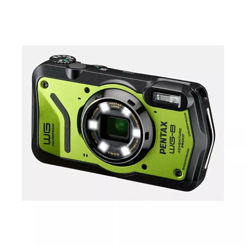 Pentax WG-8 Green USB-C Underwater & Rugged Camera