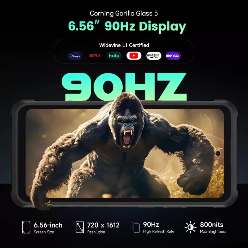 Ulefone Armor X31 6/128GB Juoda Spalva Atsparus Išmanusis Telefonas