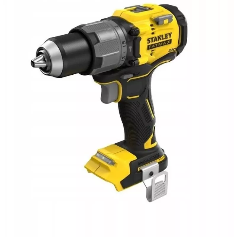 STANLEY FATMAX SFMCD726D2T 18V akumuliatorinis kombinuotas gręžtuvas be šepetėlių (2x 2.0Ah baterijos, įkroviklis, TSTAK dėklas)