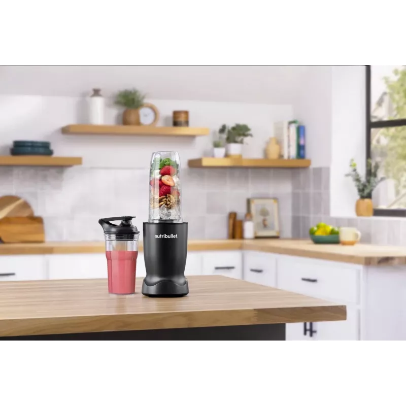 Nutribullet NBT1006MB Turbo 1000 W Blender, matinė juoda