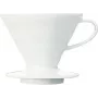 Hario V60-02 keraminis kavos lašintuvas baltas