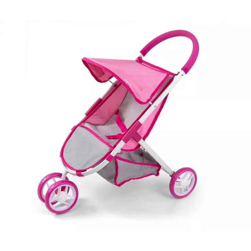 MILLY MALLY Dolls Pram Susie Prestige – Pink/Grey/White
