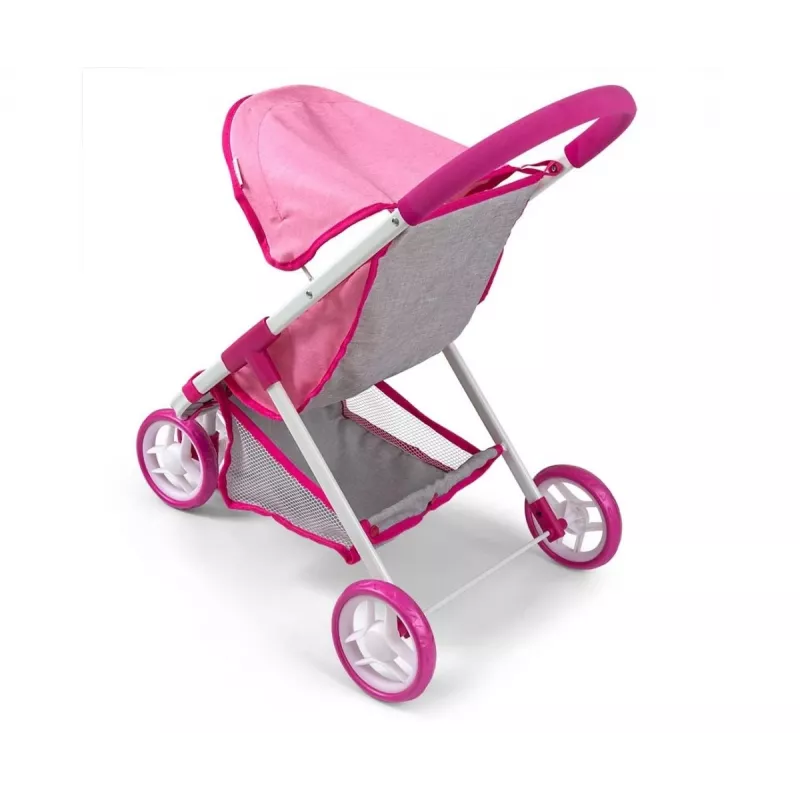 MILLY MALLY Dolls Pram Susie Prestige – Pink/Grey/White