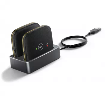 Yealink CPW65-DECT-Duo belaidžio ryšio išplėtimo mikrofonų rinkinys, skirtas CP965 - Juoda
