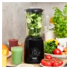 MPM MBL-37 Blender, 500 W, 1.5 L stiklinis indas, nerūdijančio plieno peilis, 2 greičiai, impulsinė funkcija, ledo smulkinimas, juoda