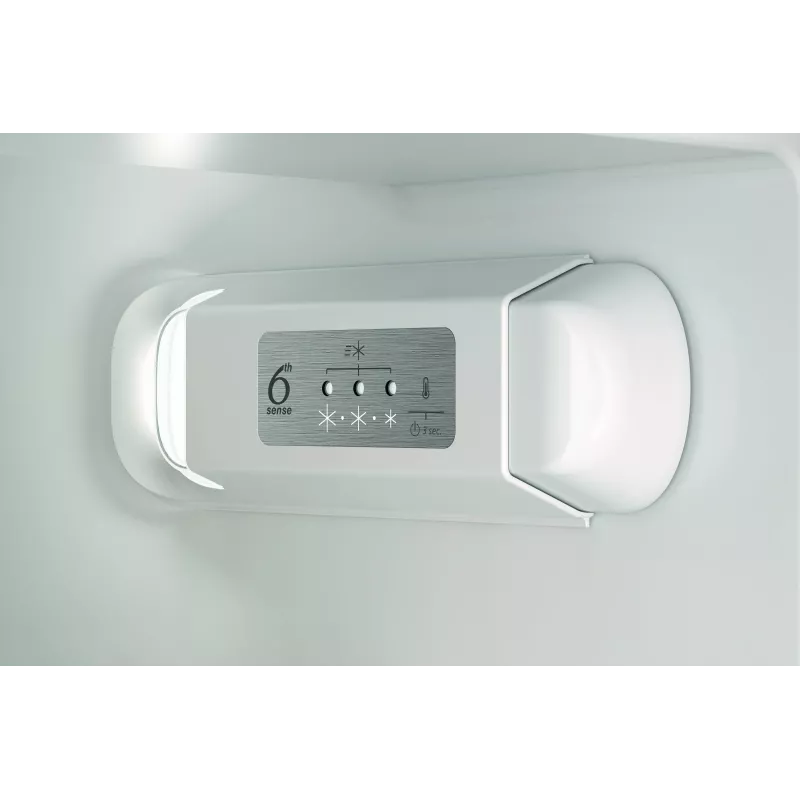 Whirlpool WHC18D071A1 Įmontuojamas Šaldytuvas-Šaldiklis su 6th Sense Technology, 250 L Bendras Tūris, Energijos Klasė D, Baltas