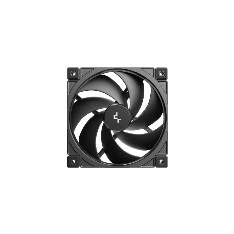 Deepcool FD12 V2 120mm juodas korpuso ventiliatorius, 4-Pin PWM, Fluid Dynamic Bearing