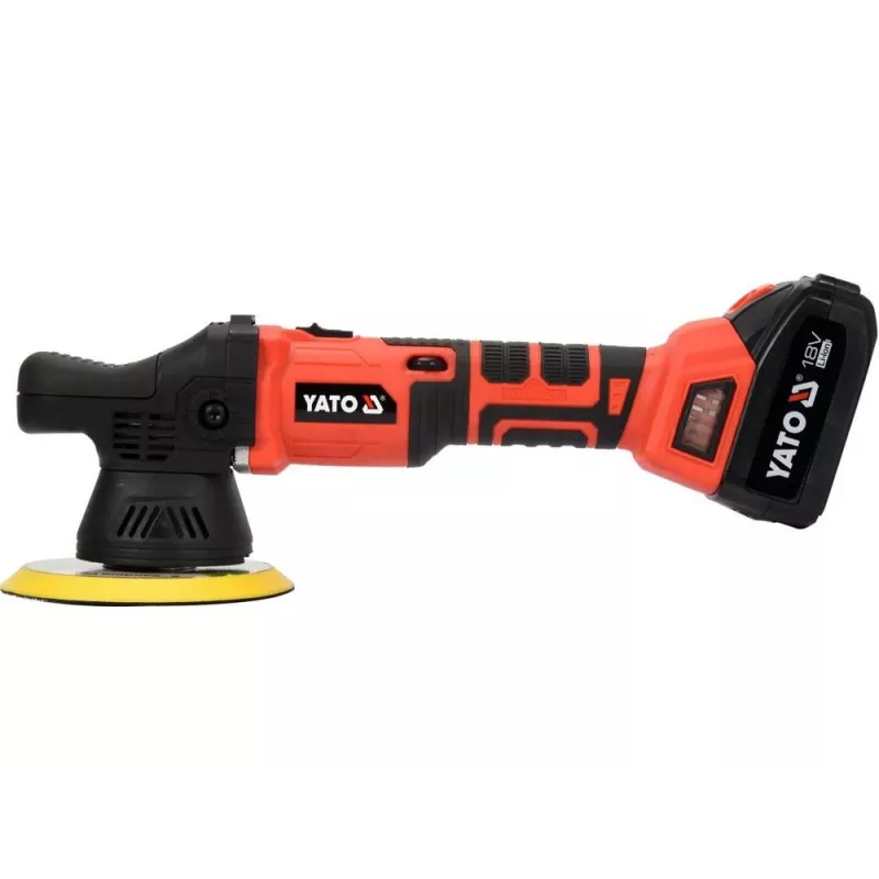 Yato YT-82920 Poliruoklis automobiliams 5000 aps./min. 1200 W, reguliuojamas greitis, minkštas paleidimas, 180 mm diskas, 5 m laidas