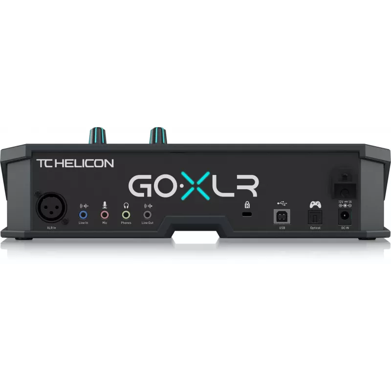 TC Helicon GO XLR – Skaitmeninis transliacijų mikšeris / garso sąsaja srautiniam transliavimui