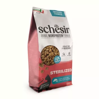 SCHESIR Sterilized Bogata w rybę 10kg
