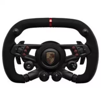 Fanatec CSL Elite Porsche Vision GT vairas, Suede, OLED ekranas, 310 mm plotis - Juodas