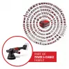 EINHELL Professional belaidis ekscentrinis poliruoklis CP-EP 18/125 Li BL-Solo, 18V, 125mm, raudonas/juodas, be akumuliatoriaus ir įkroviklio