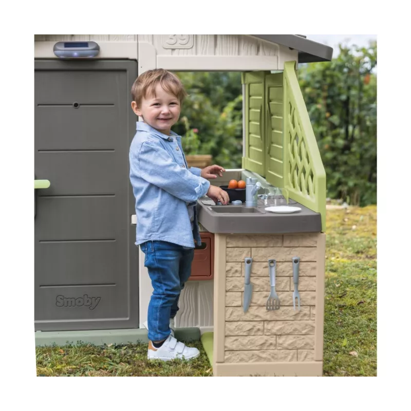 Smoby Life Summer Kitchen Grill su priedais