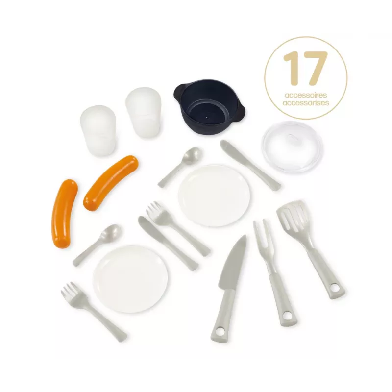 Smoby Life Summer Kitchen Grill su priedais